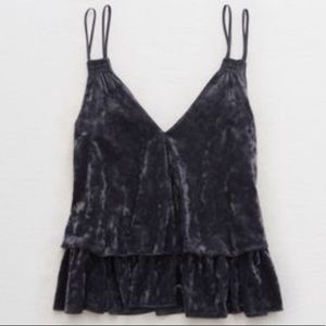 Velvet tank top